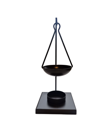 Metalinė žvakidė tirpiems vaško kubeliams