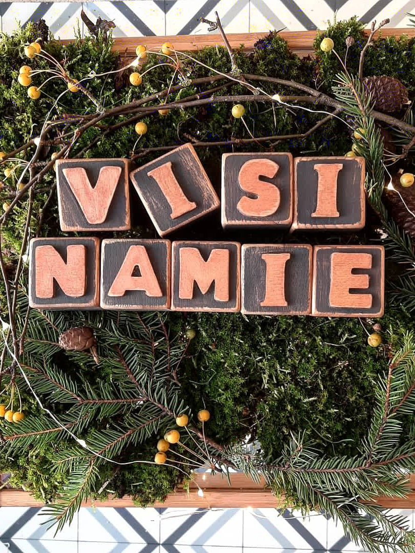 Kaladėlių rinkinys "Visi namie"